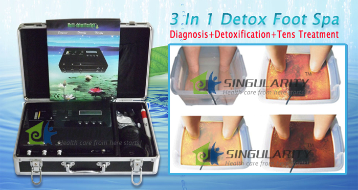 Dual screen ion detox foot spa(Dual system & screen ion cleanse with waistband)