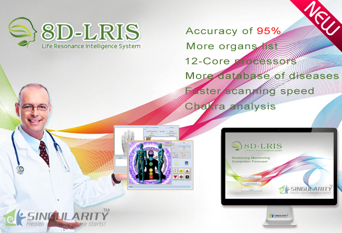 The highest-end 8D-NLS health analyzer with Aura and Chakra