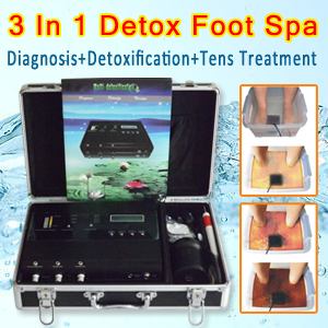 Dual screen ion detox foot spa(Dual system & screen ion cleanse with waistband)