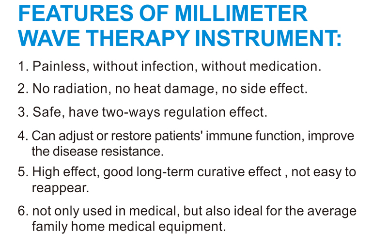 The Newest Millimeter Wave Therapy Instrument