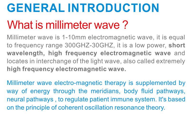 The Newest Millimeter Wave Therapy Instrument