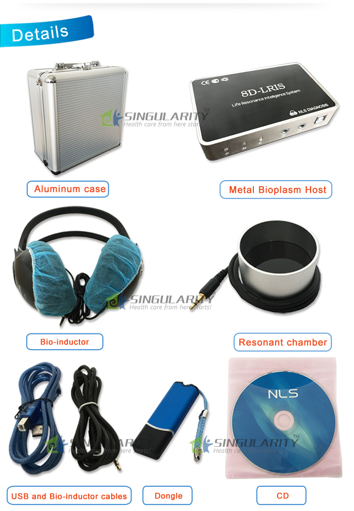 The highest-end 8D-NLS health analyzer with Aura and Chakra