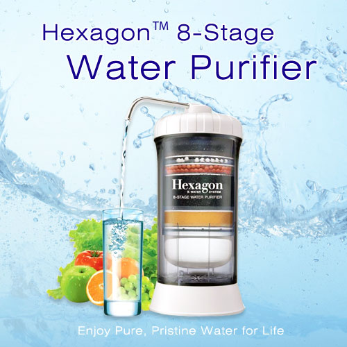 The hottest Hexagon Stage Water Purifier For home