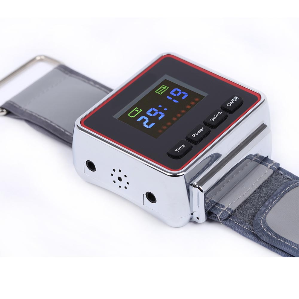 Diabetes portable equipment Wrist Type LLLT nasal polyps Therapy Equipment Laser watch